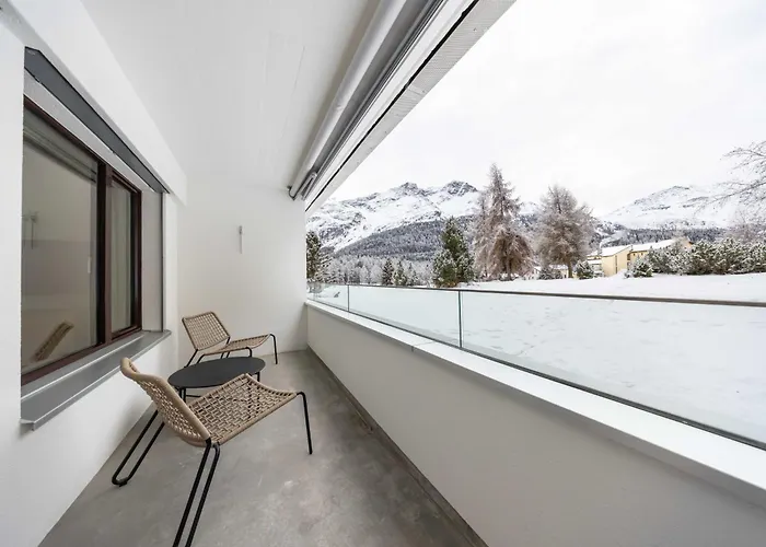 Appartement New Premium With Efireplace, Pool & Sauna Sankt Moritz